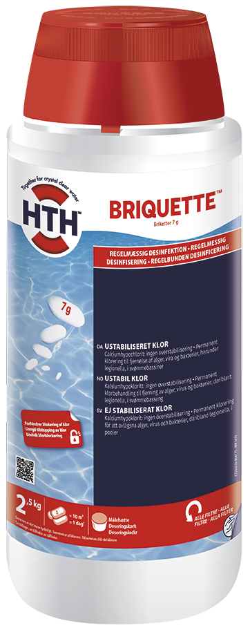 HTH Briquette Day Tabs
